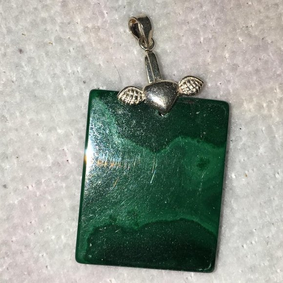 Malachite Pendant - Picture 1 of 4